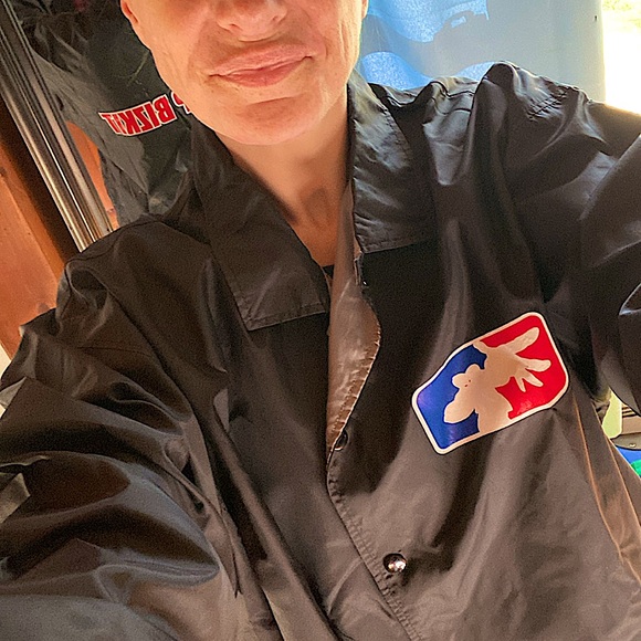 AUTHENTIC 90’S VINTAGE LIMP BIZKIT UNISEX BLACK WINDBREAKER~BY GIANT~LG - Picture 15 of 16